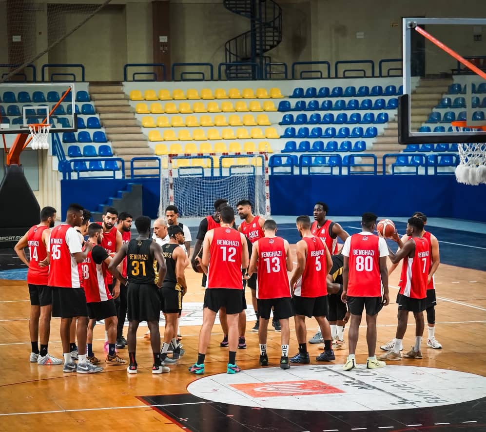سلة الأهلي بنغازي تستعد للبطولة الأفريقية بالمعسكر في القاهرة