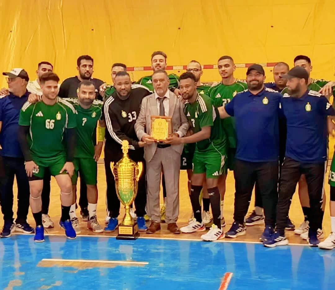 أهلي طرابلس يتوج بكأس السوبر لكرة اليد في غياب الأهلي بنغازي