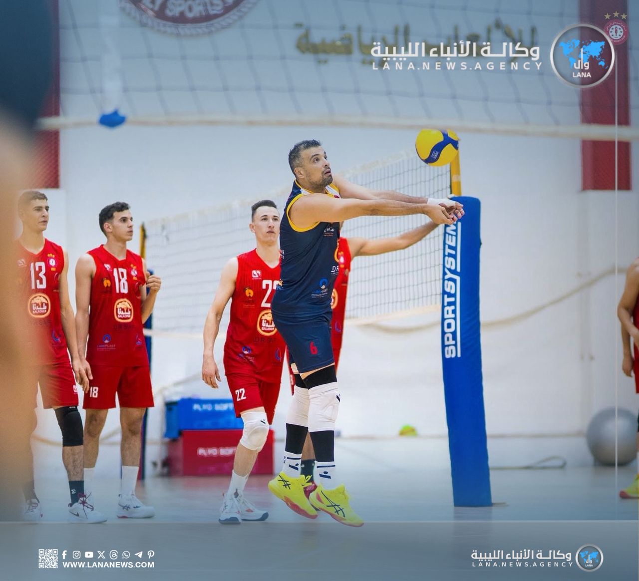 قرعة كأس العالم للطائرة تضع السويحلي الليبي في مجموعة قوية بالبرازيل