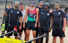 فضية وبرونزية لمنتخب ليبيا في البطولة الأفريقية للتجديف الشاطئي بجنوب أفريقيا