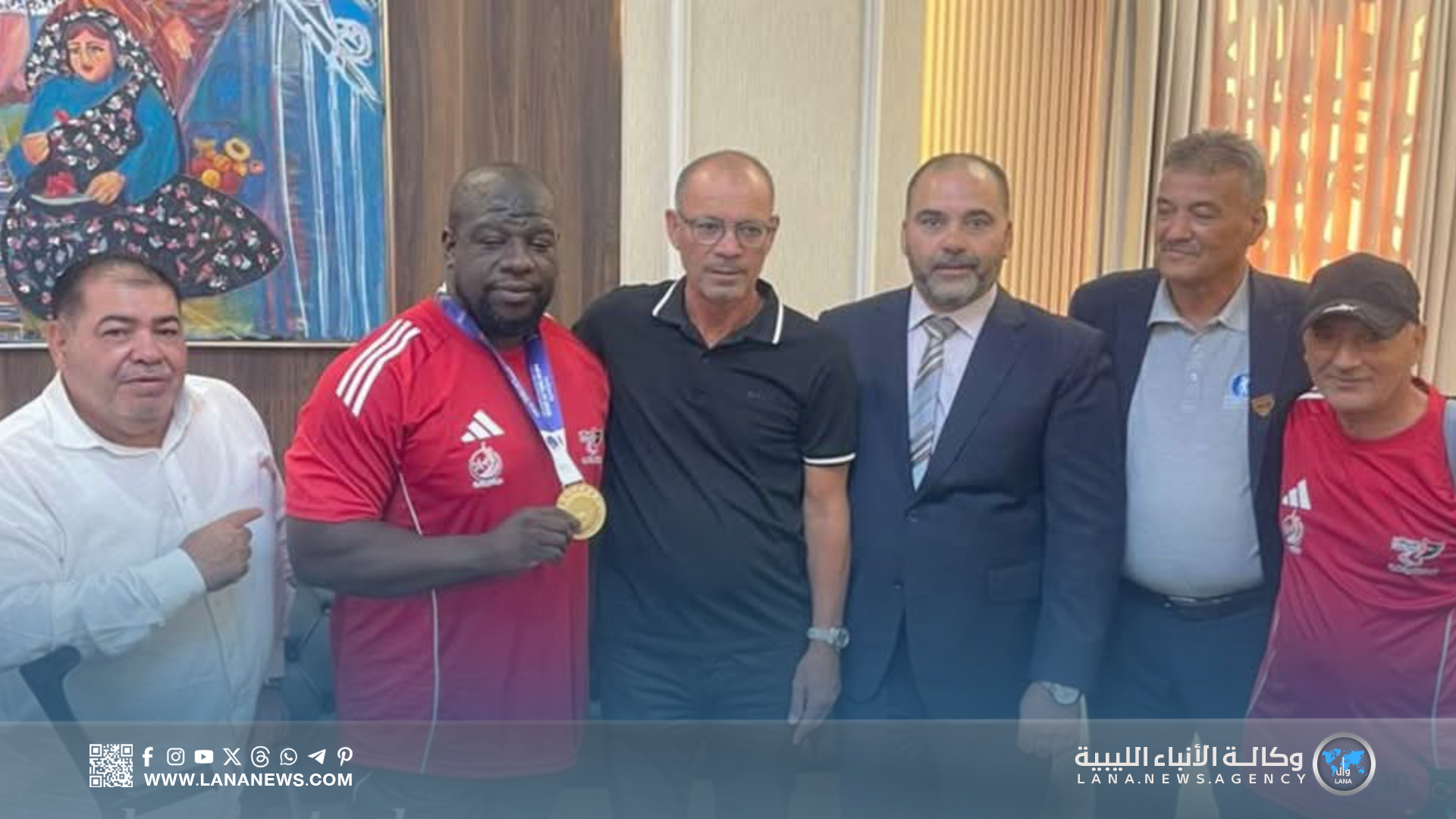 محمود رجب يحقق أول ميدالية ذهبية عالمية لليبيا في الرياضة البارالمبية