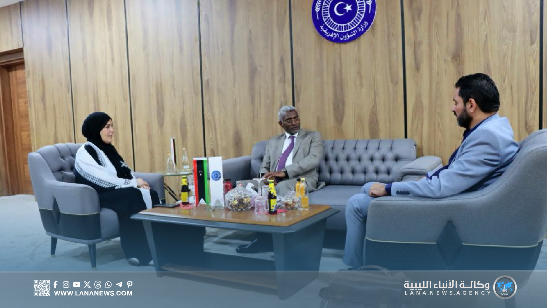 بحث سبل التعاون بين جامعة درنة والجامعات الإفريقية