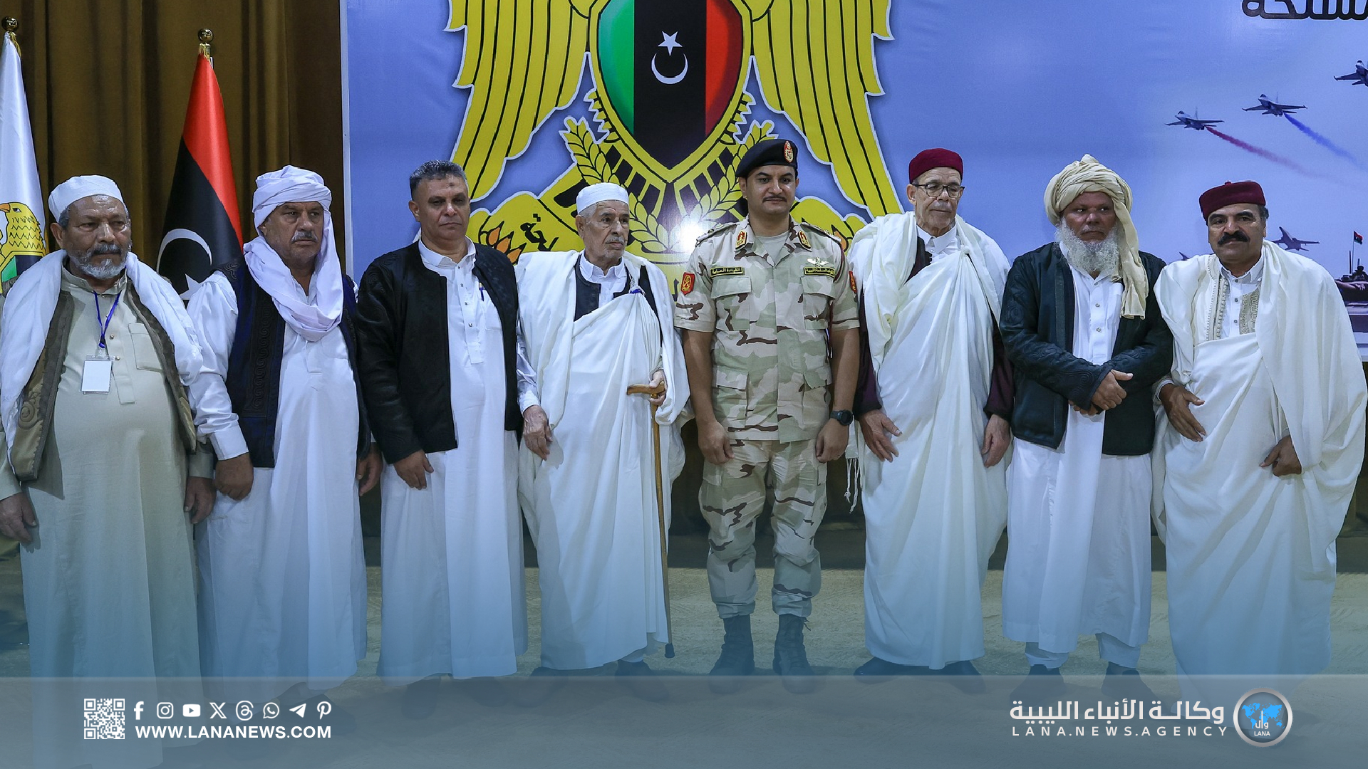 البريقة تستقبل الفريق أول ركن صدام حفتر