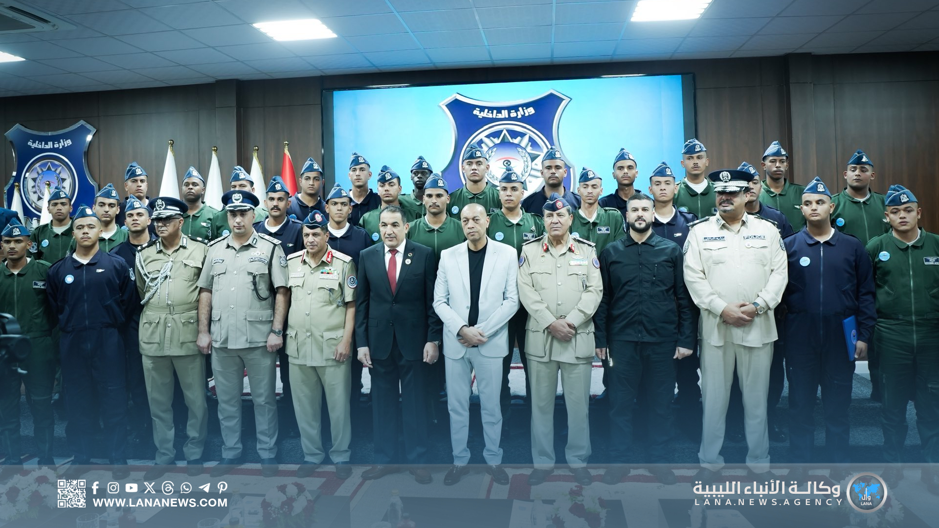 تخريج الدفعة الأولى من طلبة طيران الشرطة في بنغازي
