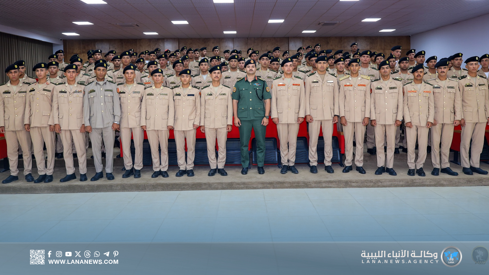 رئيس الأركان العامة يستقبل ضباطا متخرجين من الكلية العسكرية المصرية