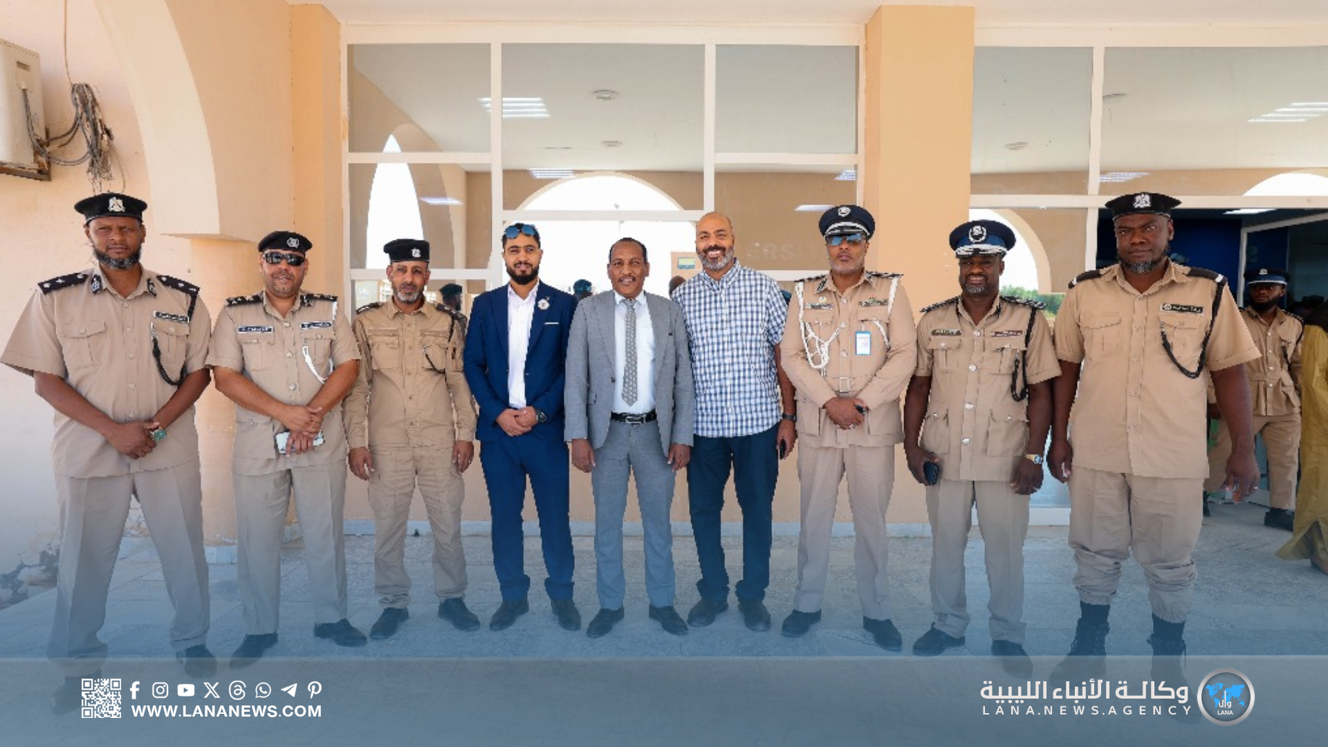 ديوان مجلس الوزراء بالمنطقة الجنوبية يشارك في تكريم مؤسسي بوليس فزان