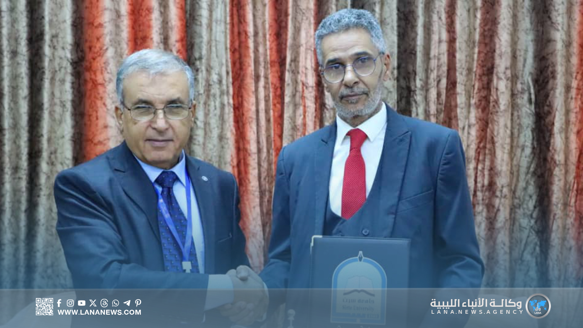 توقيع مذكرة تفاهم بين جامعة سرت والمركز الليبي لأبحاث التنمية المستدامة