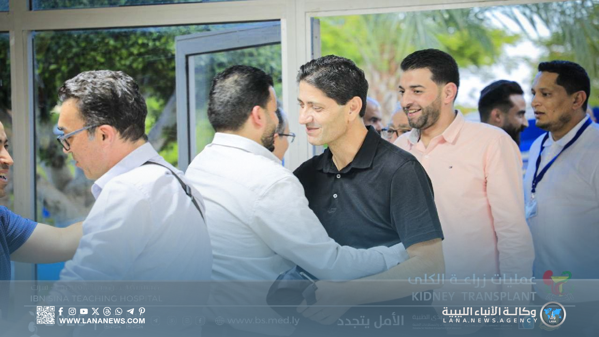 فريق طبي أردني يصل مستشفى بن سينا بسرت لإجراء عمليات زراعة كلى