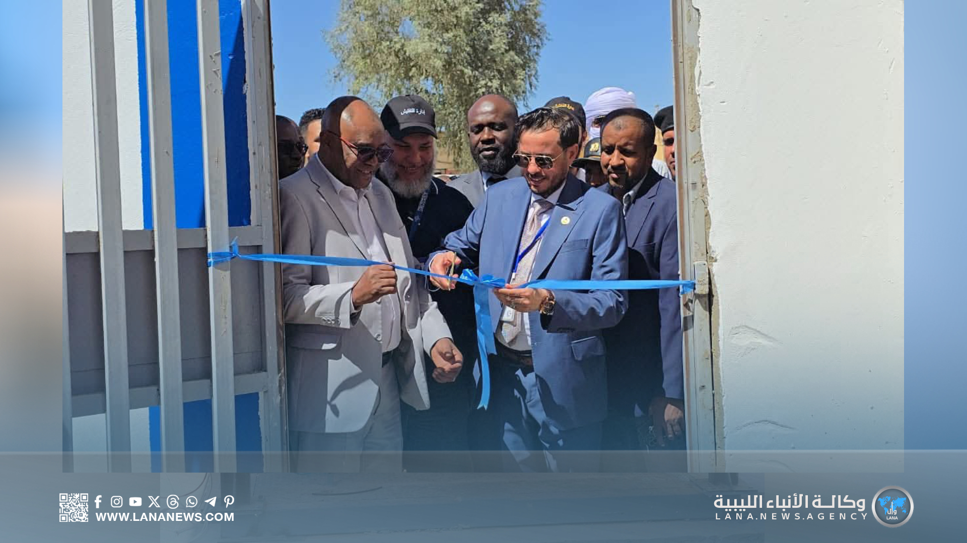 تسييري غات يفتتح نقطة الغاز المنزلي ويشيد بدور شركة البريقة