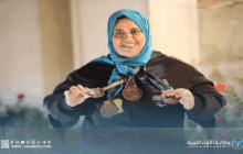 غزالة العقوري تحصد برونزيتين في بطولة العالم لرفعات القوة بالقاهرة