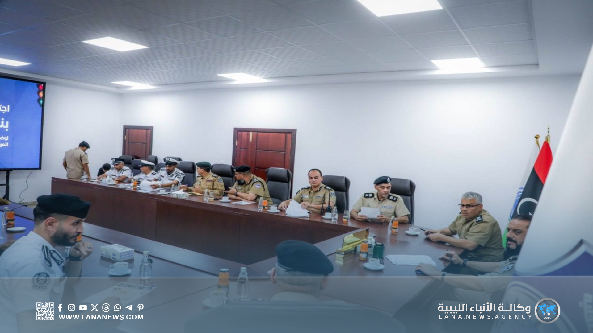 مديرية أمن بنغازي تطلق خطة شاملة لتنظيم المرور