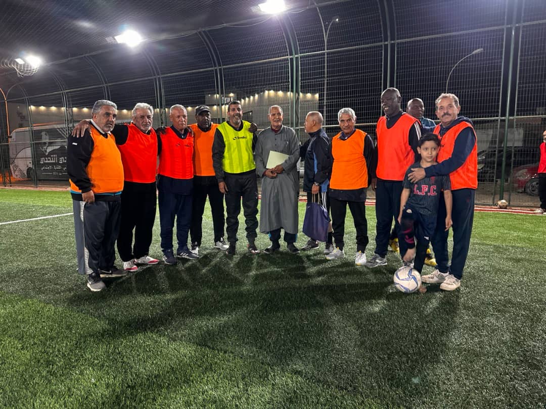 الاتحاد الليبي لكرة المشي يستقبل اللاعب القدير حسين منصور