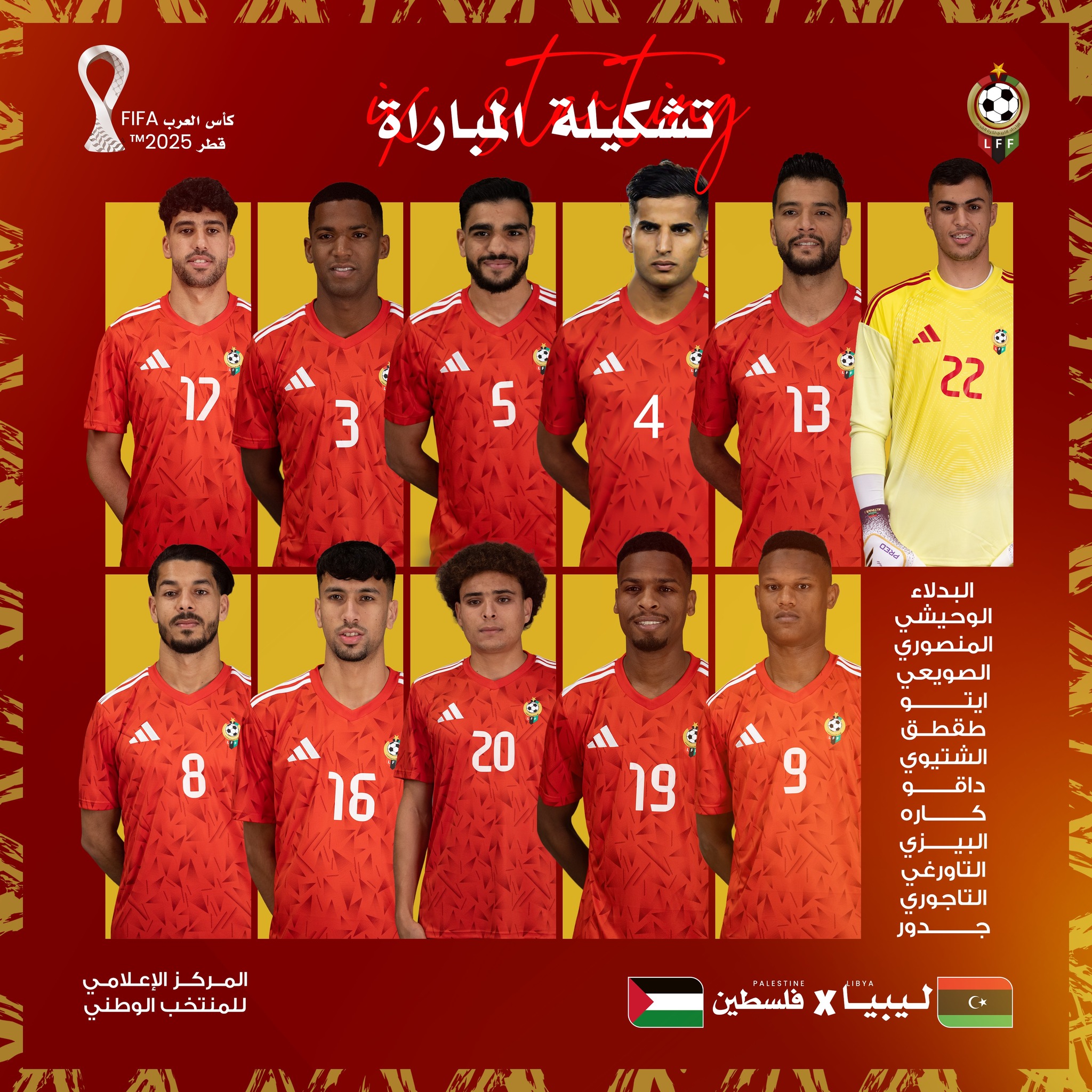 المنتخب الوطني يودّع كأس العرب بعد خسارته أمام فلسطين