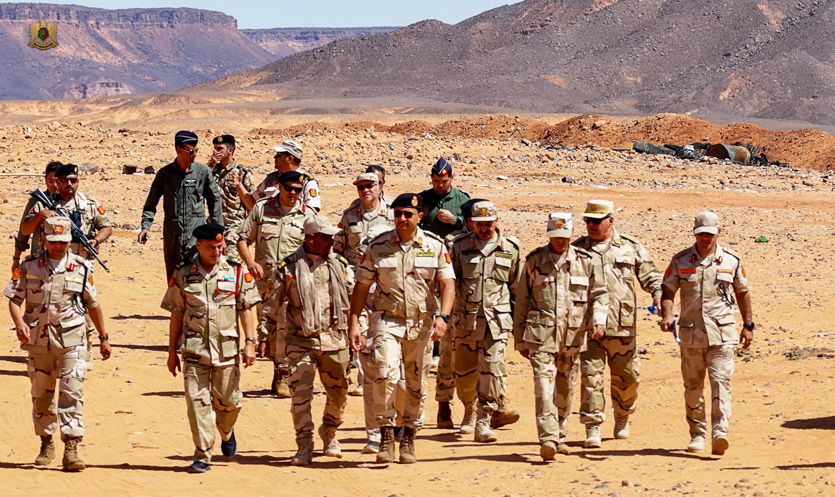 الفريق صدام حفتر يتفقد منفذ «التوم» الحدودي