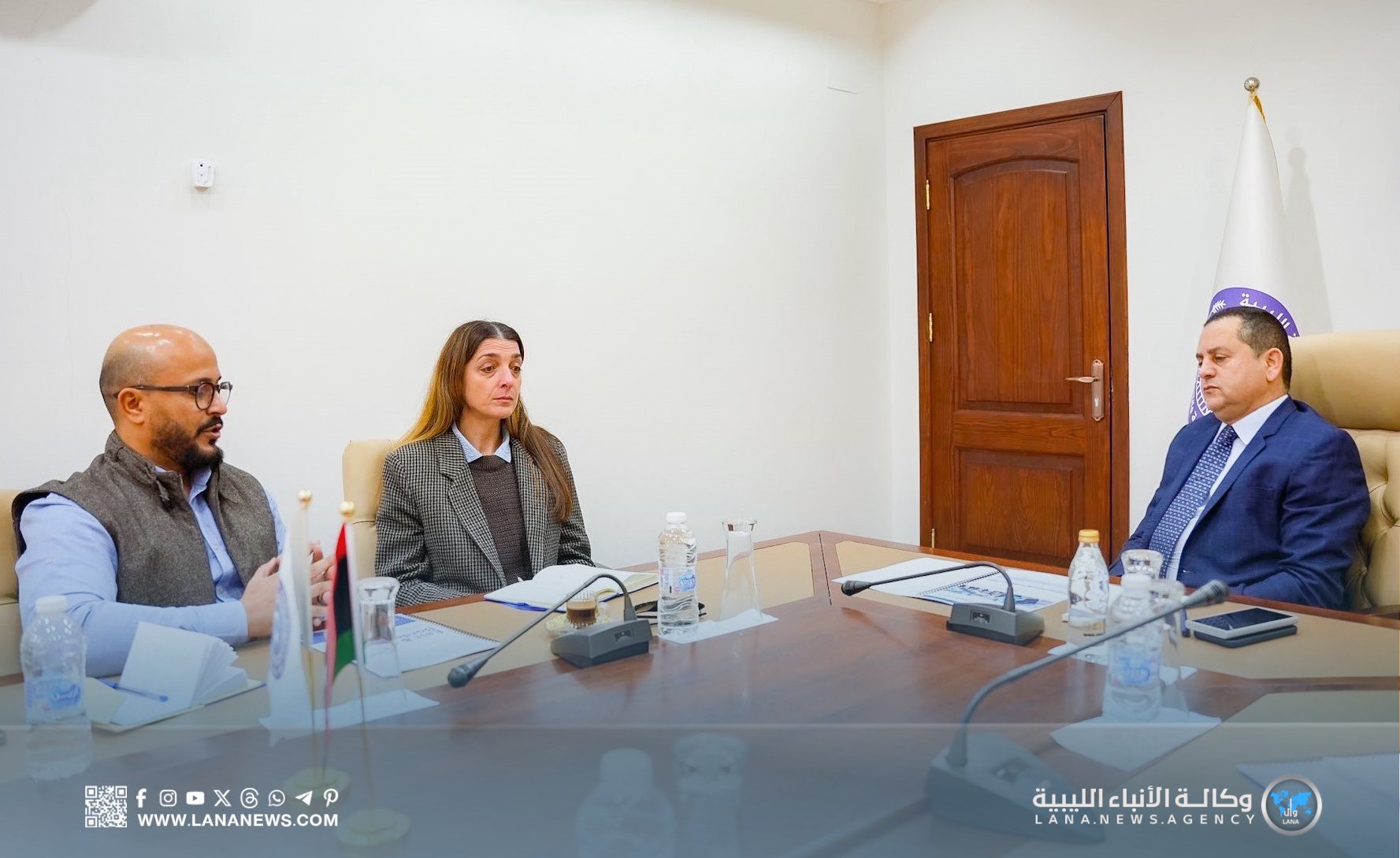 «الحويج» يلتقي برئيسة مكتب المنظمة الدولية للهجرة في بنغازي