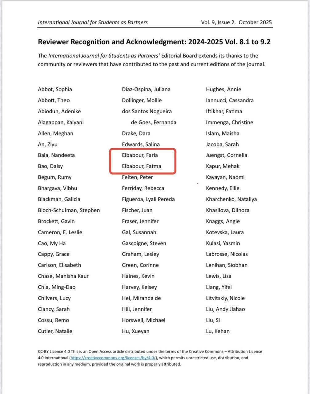 عضوتان من جامعة بنغازي تشاركان في تحكيم مجلة علمية دولية