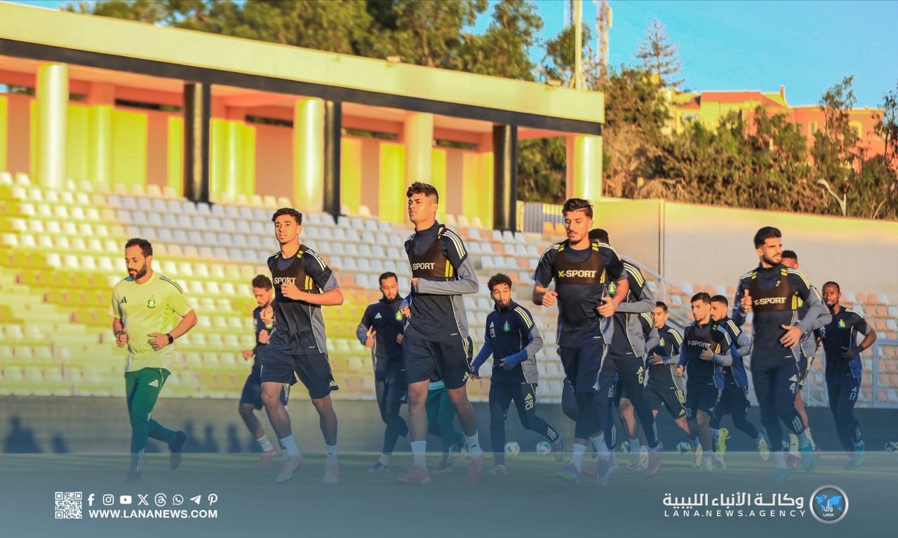 الأهلي طرابلس يستعد لمواجهة نهضة بركان المغربي بالبطولة الإفريقية