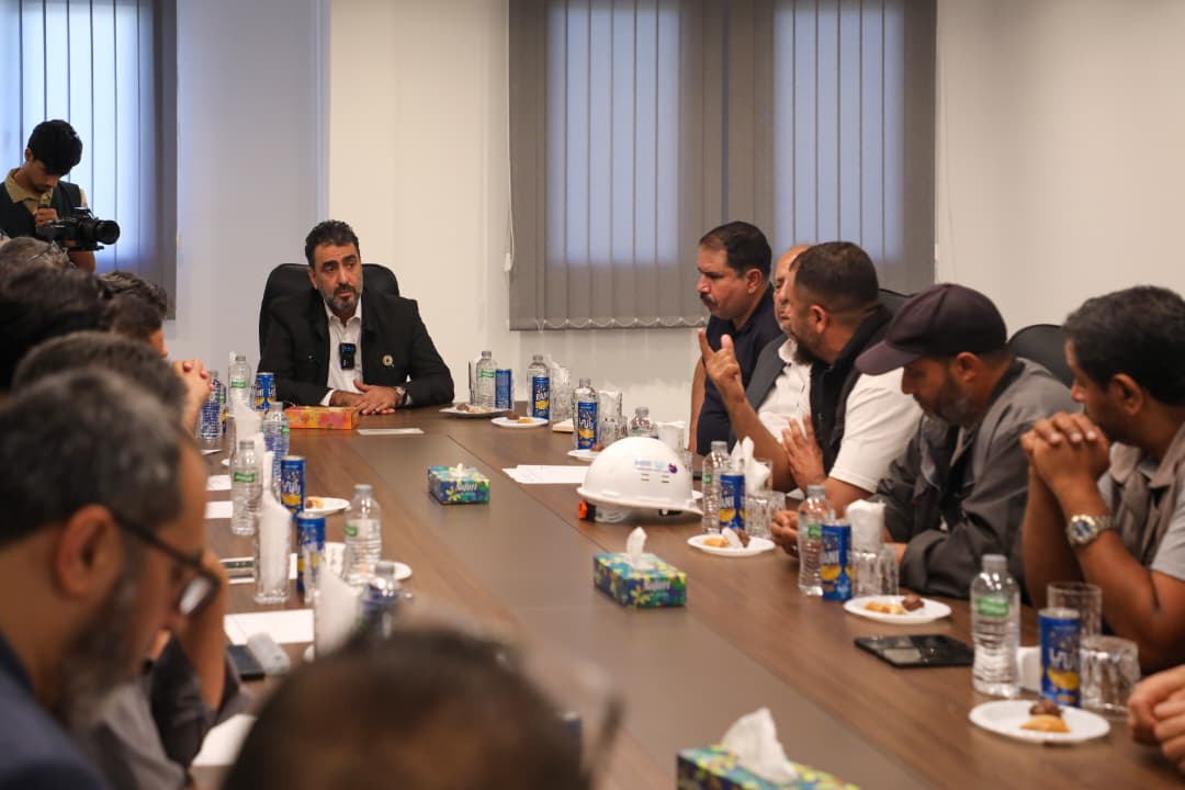 وزير الكهرباء والطاقات المتجددة يتفقد محطة شمال بنغازي 