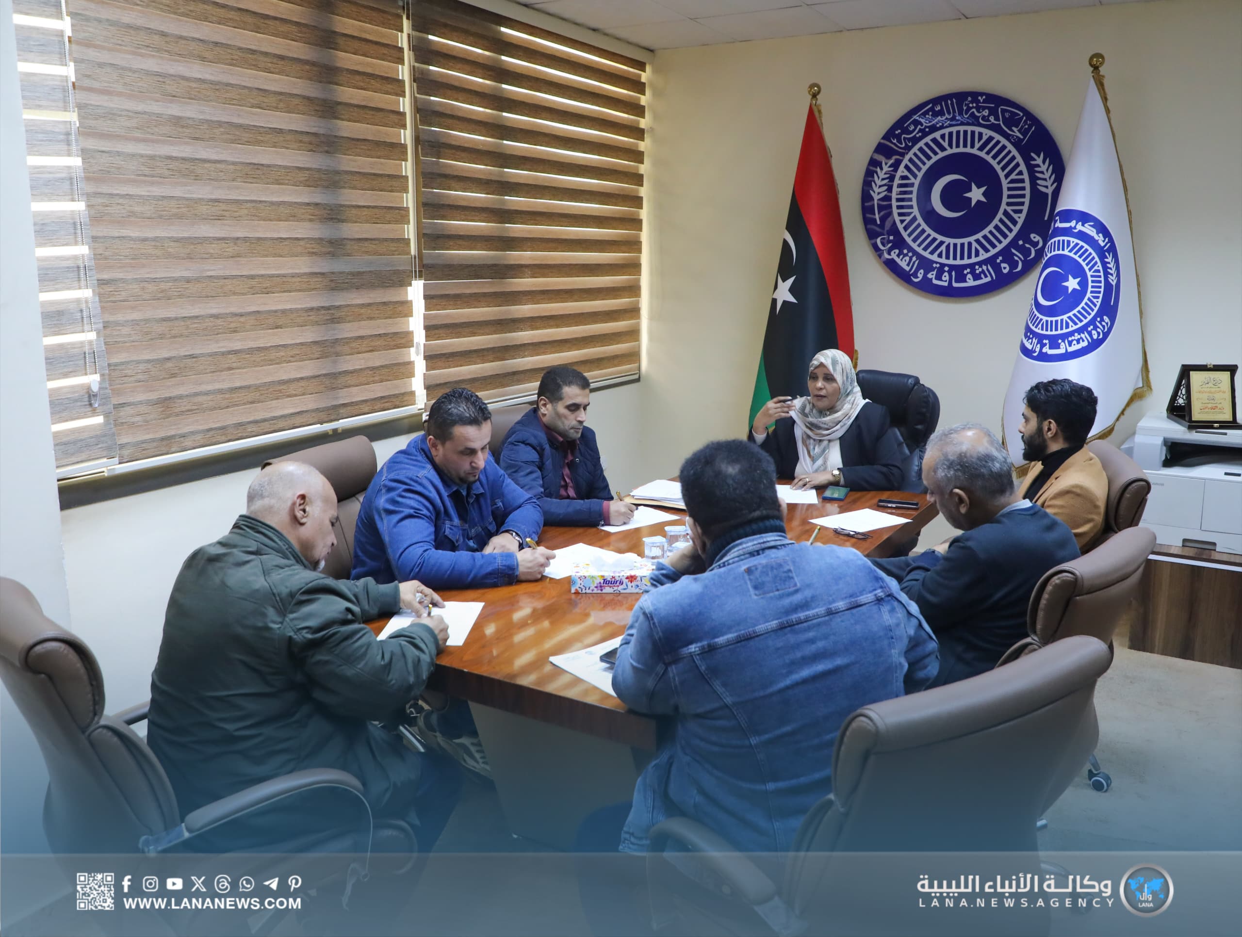 نقاش موسّع لوزيرة الثقافة حول توحيد السياسات ورؤية العمل 2026