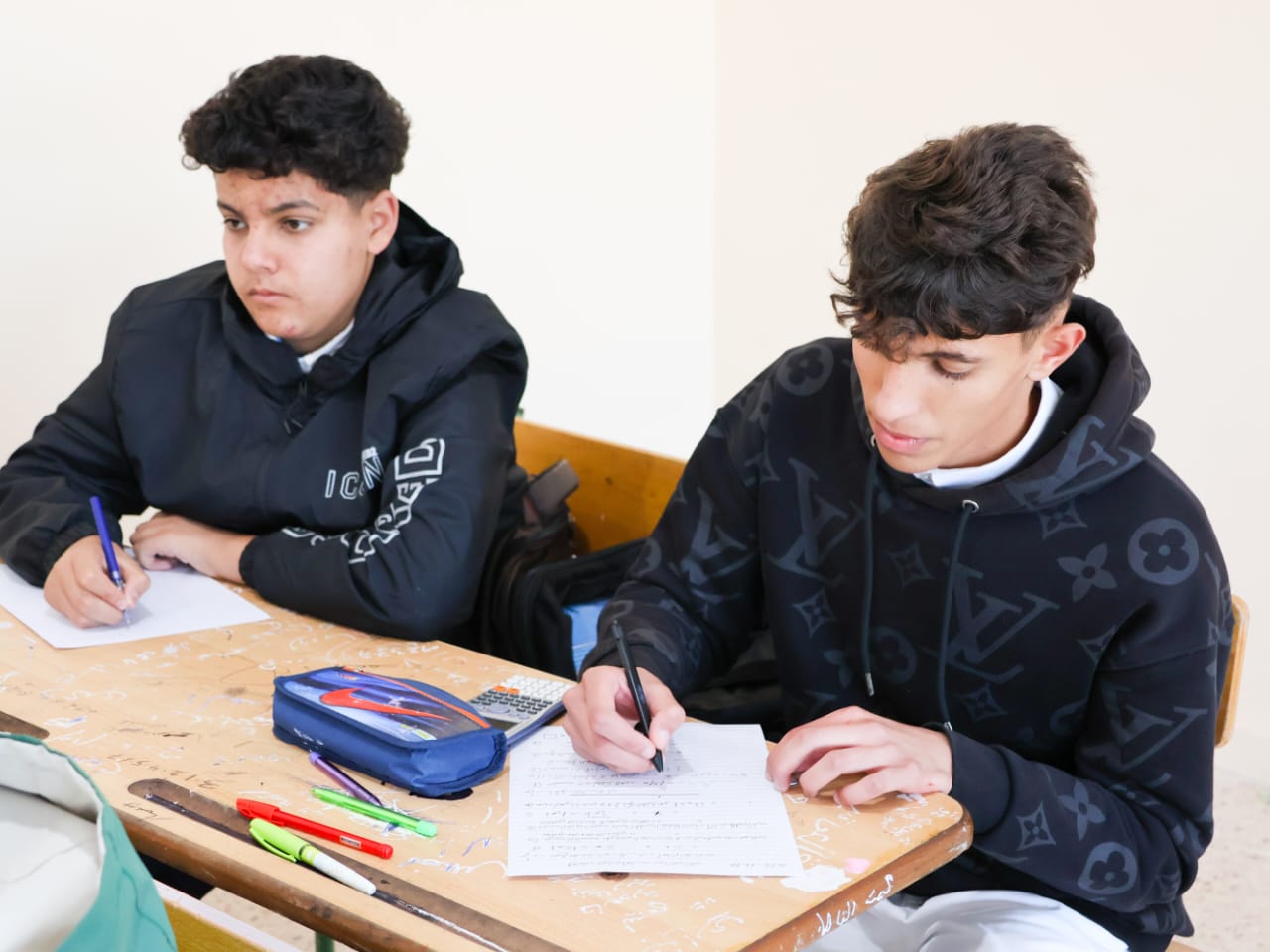 مراقبة التربية والتعليم بالأبيار تتابع سير الامتحانات الجزئية