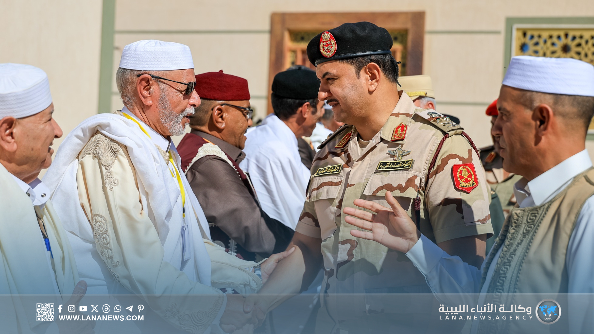 نائب القائد العام للقوات المسلحة يزور وادي الشاطئ لتعزيز الأمن والتنمية