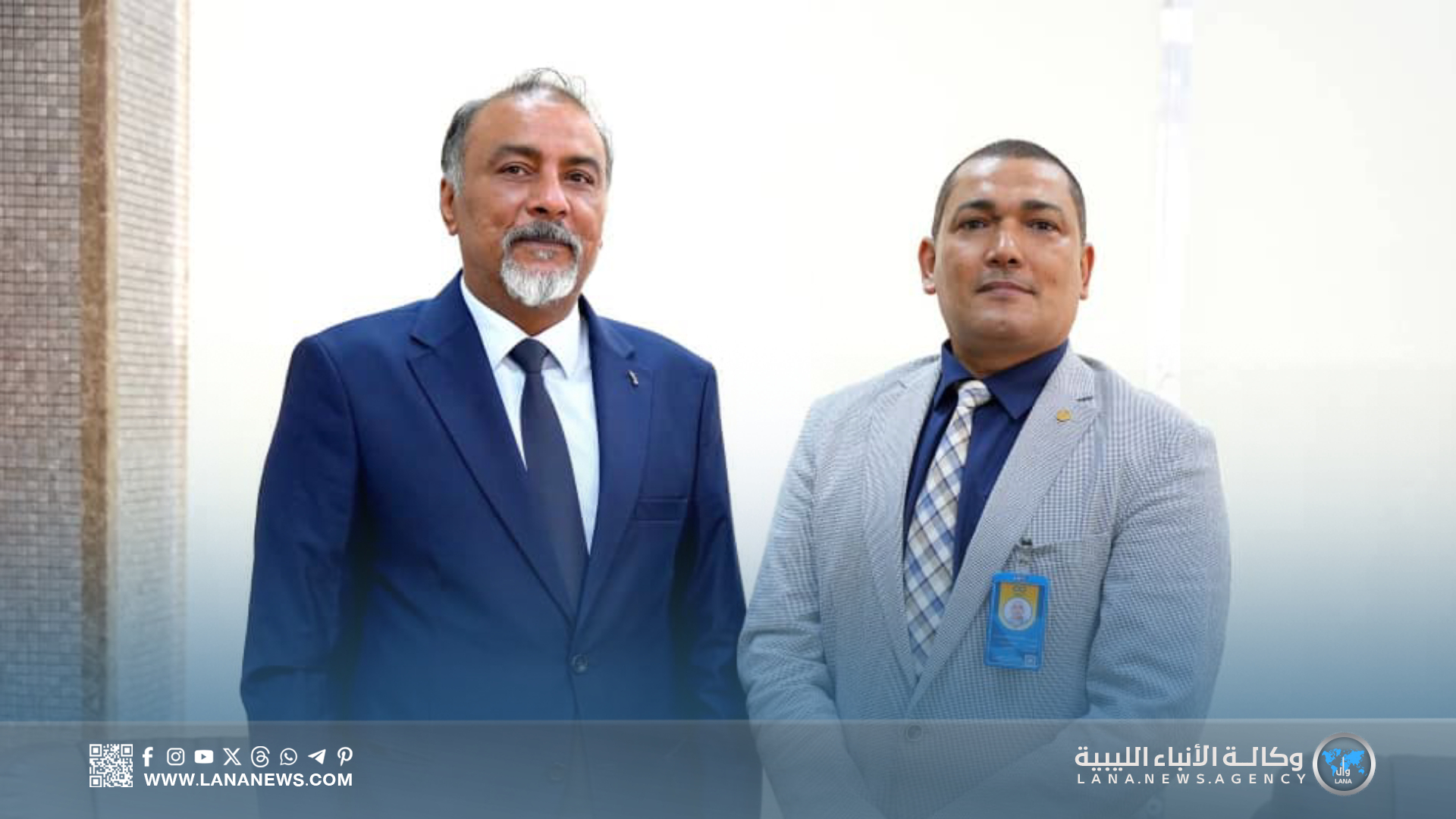 بحث التعاون بين وزارة الأشغال والمؤسسة الليبية للبيئة