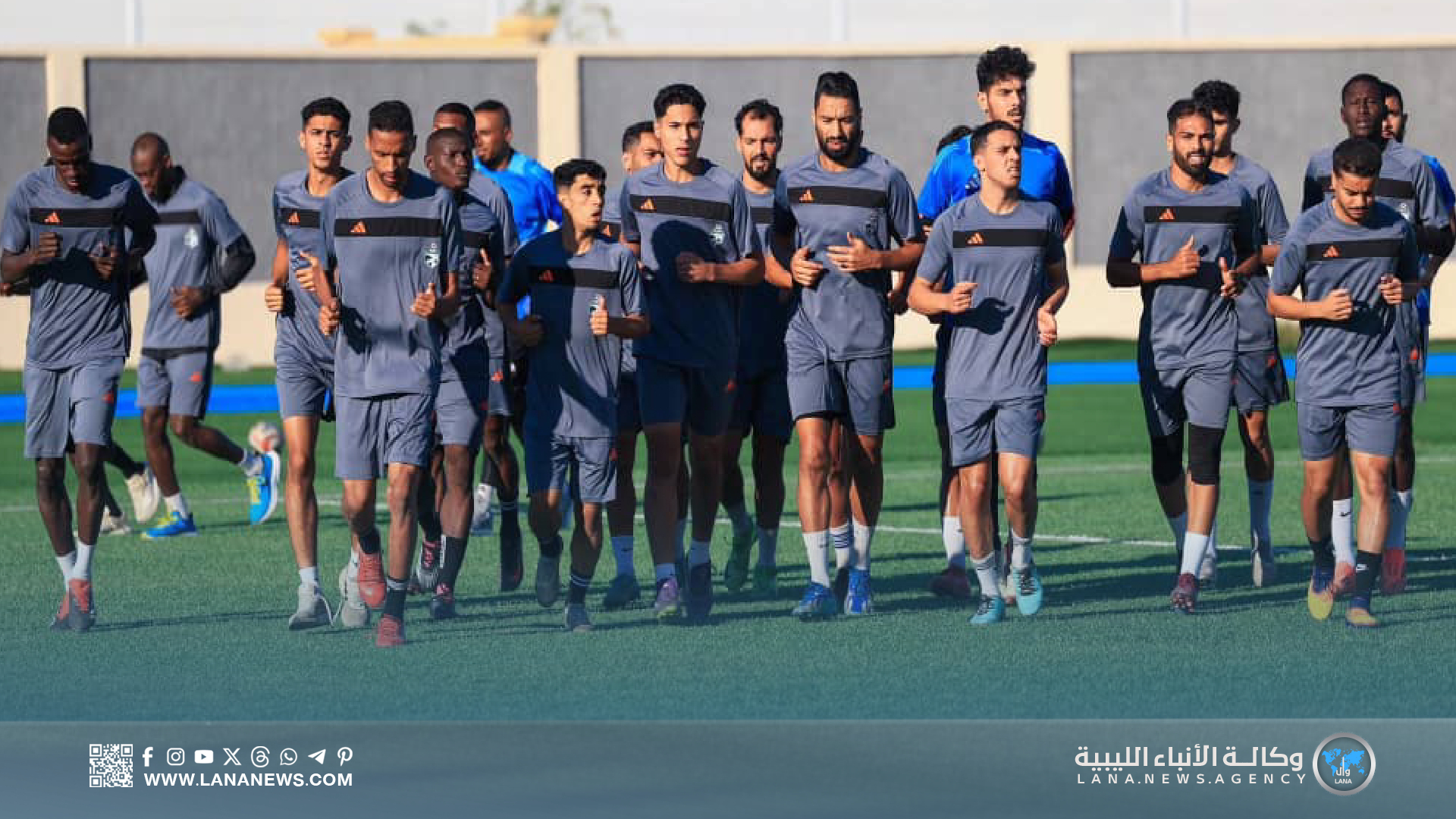 الفريق الأول لنادي خليج سرت يواصل استعداداته للدوري الممتاز