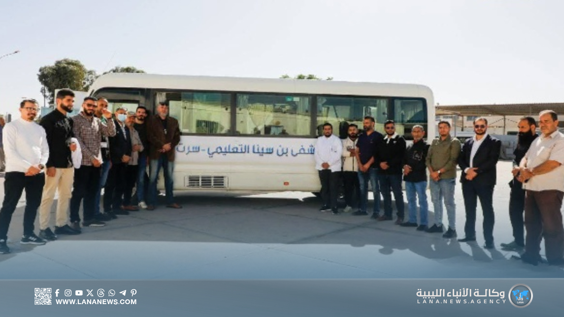 مستشفى بن سينا يرسل قافلة طبية متكاملة للجنوب