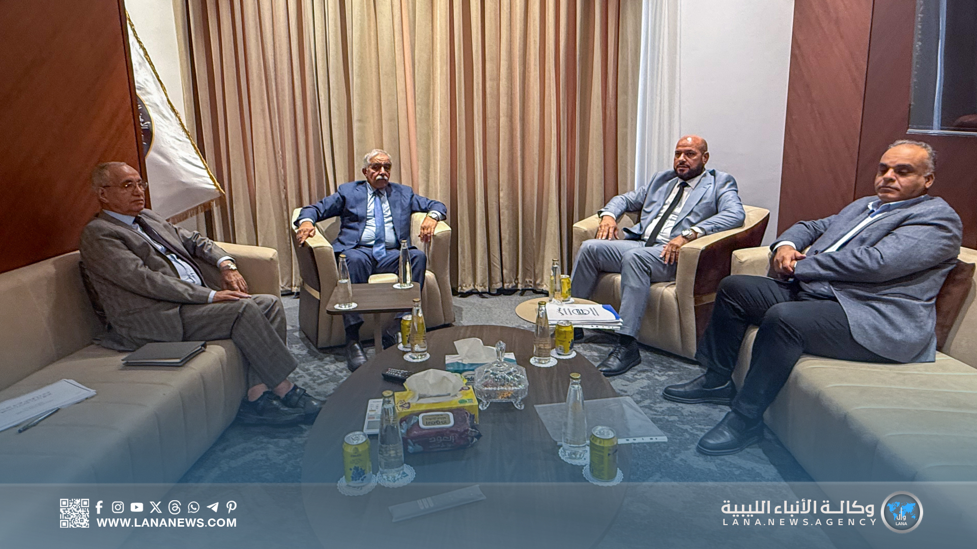 اجتماع أمني رفيع لمناقشة التلوث الإشعاعي في الجنوب والجبل الأخضر والواحات