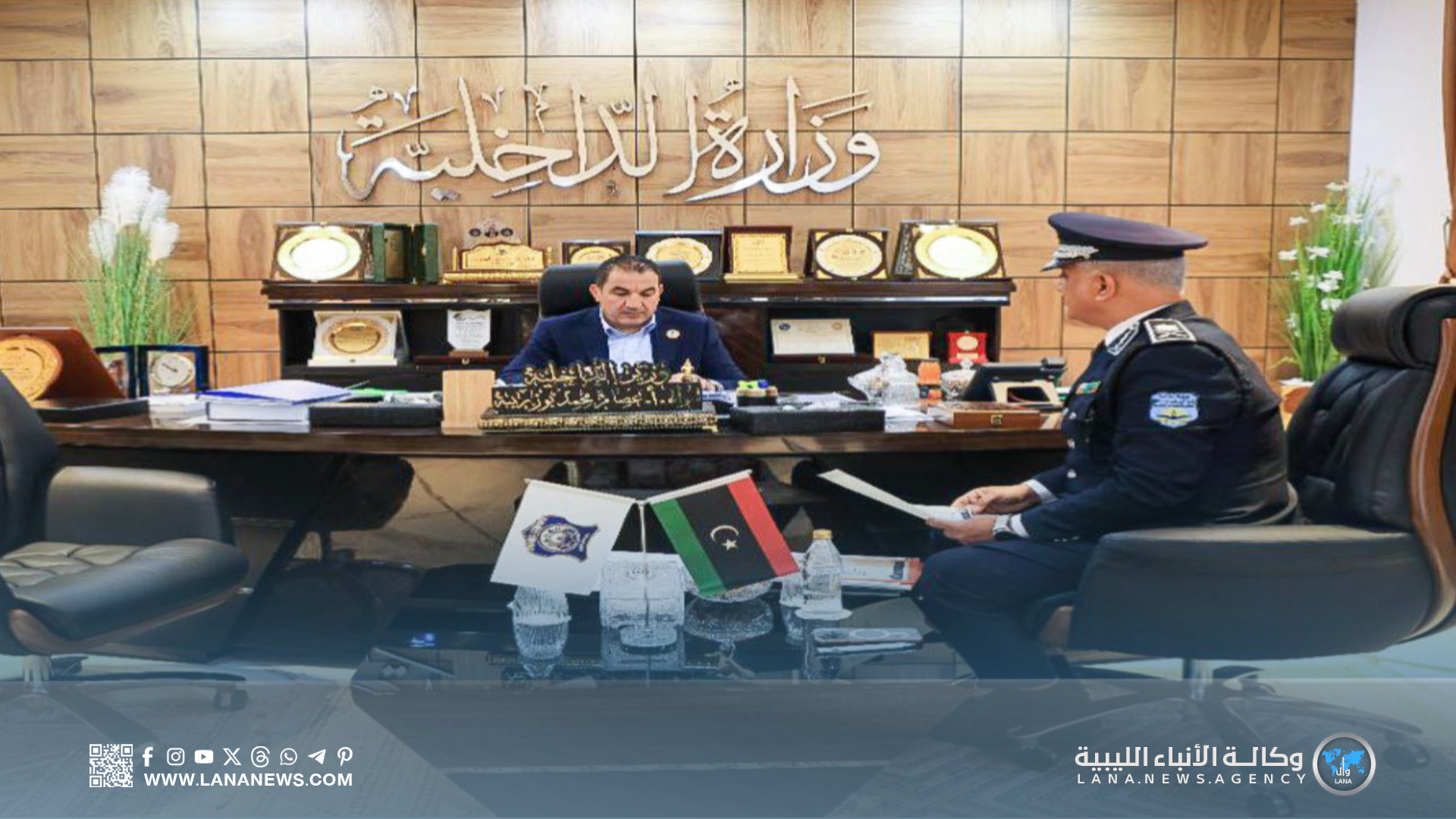 وزير الداخلية يبحث تطوير التعليم الأمني بكلية الدراسات العليا