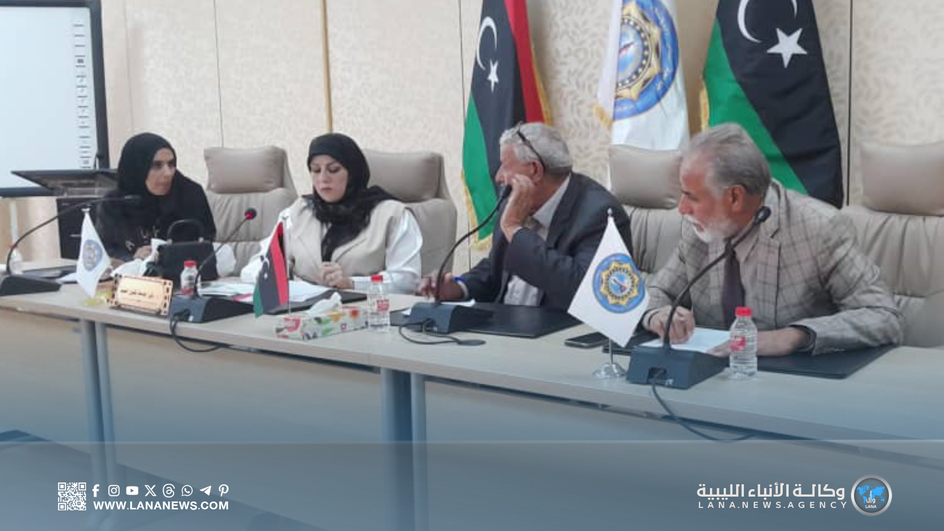 اجتماع تنسيقي لاستكمال ترتيبات مؤتمر تغيّر المناخ بجامعة عمر المختار 