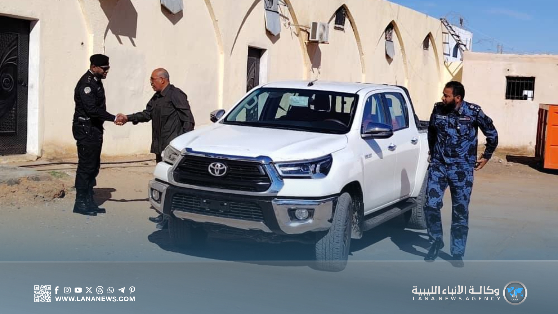 رئيس فرع الشرطة القضائية سبها يتفقد مؤسسة الإصلاح أوباري