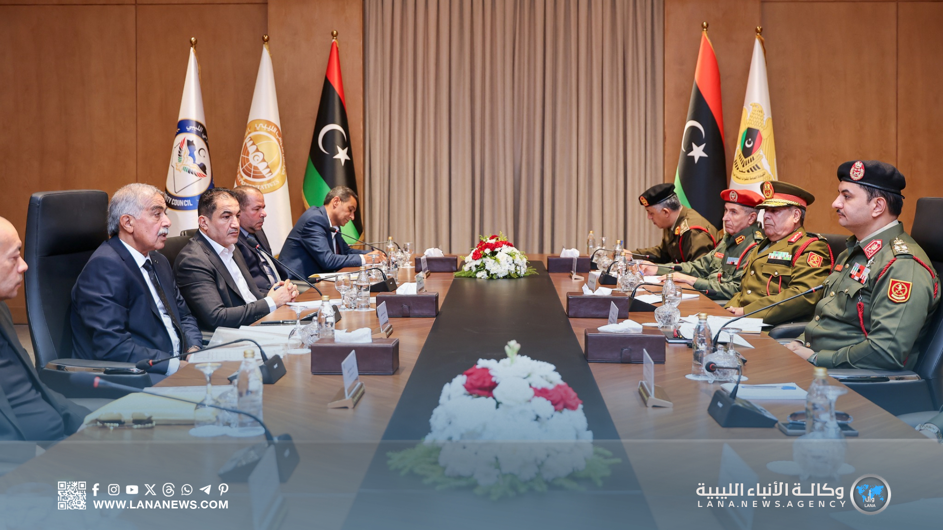 نائب القائد العام يعقد اجتماعًا موسعًا في بنغازي لبحث الملفات الأمنية