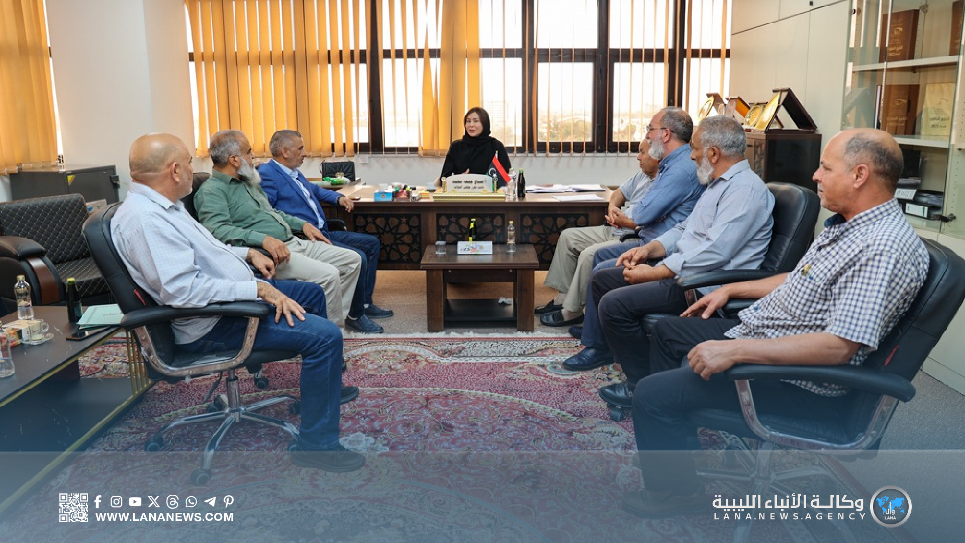 النائبة صباح جمعة تتابع مشاريع تطوير ترهونة