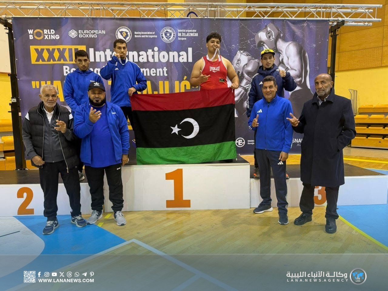  الكوم وعادل يهديان ليبيا ذهبيتين في الملاكمة الدولية بالبوسنة