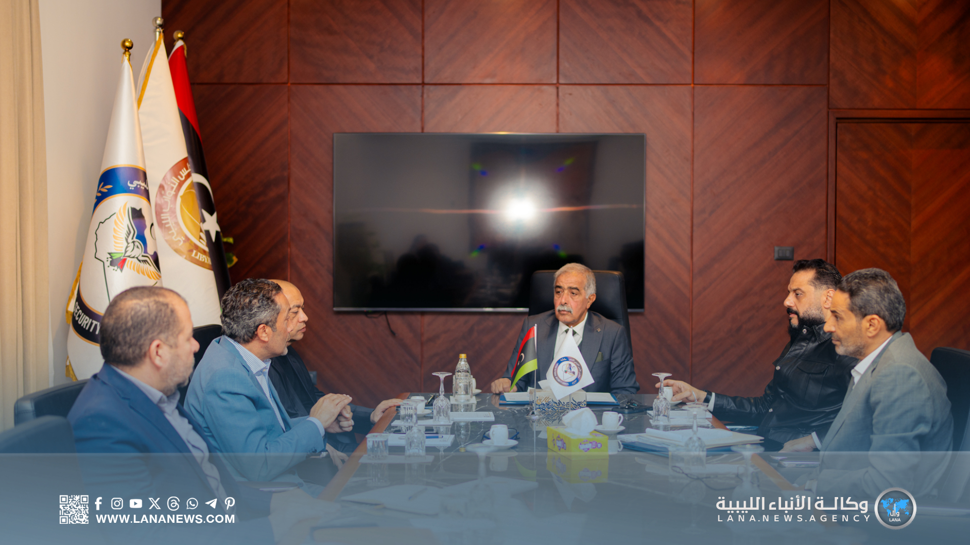 مستشار الأمن القومي يعقد اجتماعًا أمنيًا موسّعًا في بنغازي