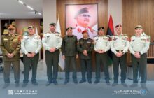 وفد عسكري أردني يصل لمقر القيادة العامة للقوات المسلحة ببنغازي