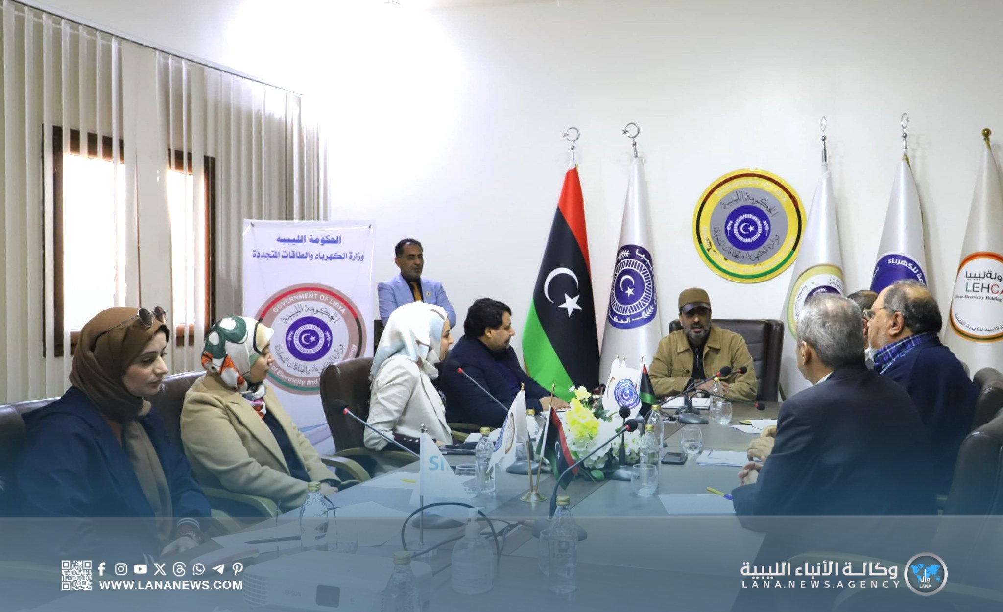 «البدري» يبحث مع شركة هندية إنشاء شبكة كهرباء متكاملة بشرق ليبيا