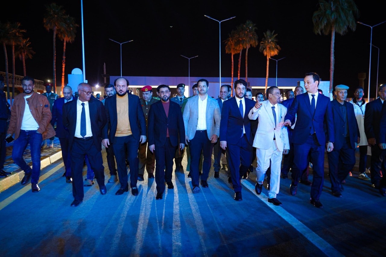 افتتاح عدد من المرافق الحيوية بمدينة سبها ضمن جهود صندوق التنمية لإعادة الإعمار