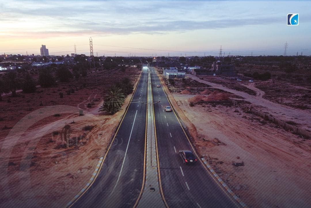 الجهاز الوطني للتنمية يفتتح طريق مزدوج وحيوي بمدينة سرت