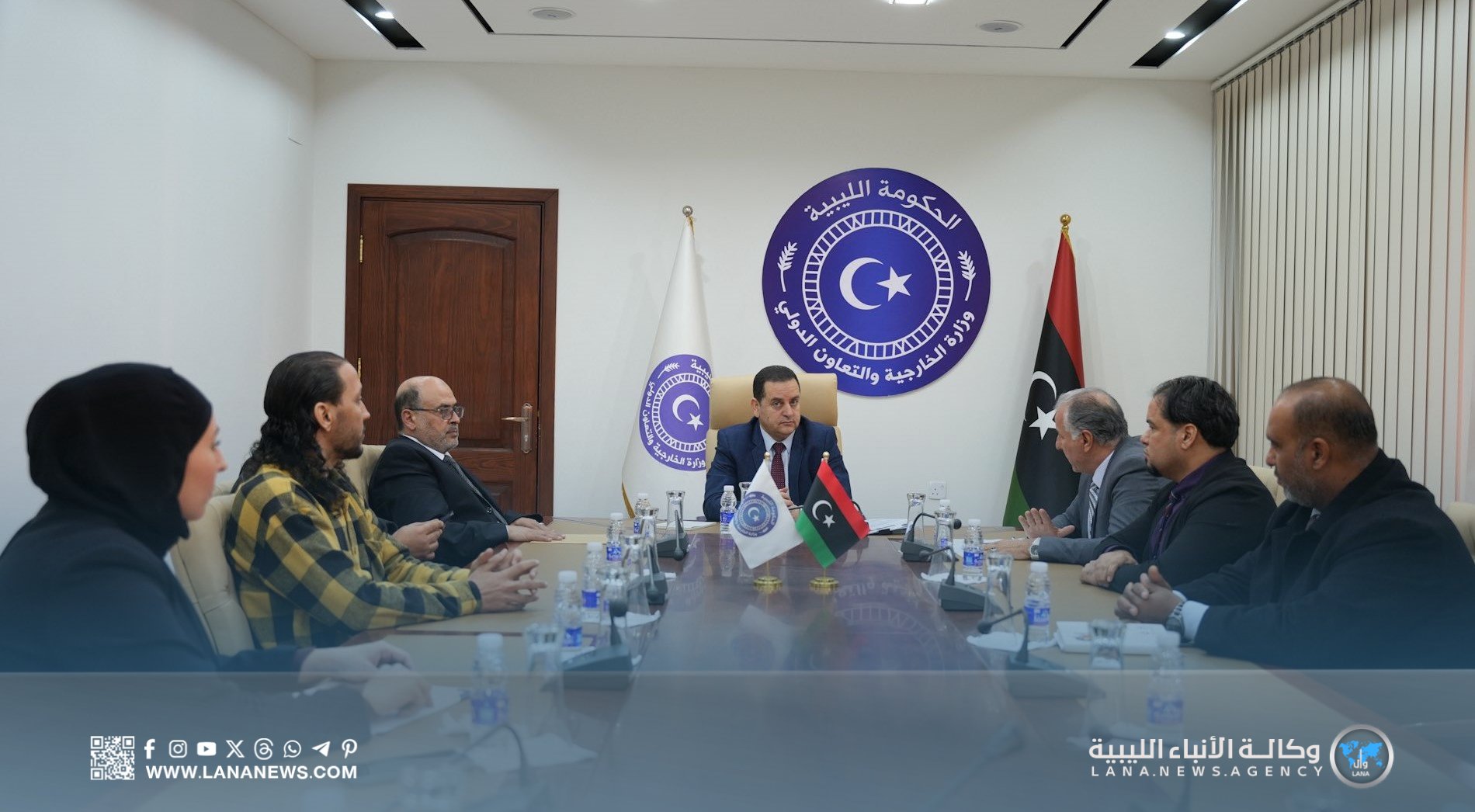 «الحويج» يتابع أوضاع مدارس الجاليات الأجنبية بالمدن الليبية