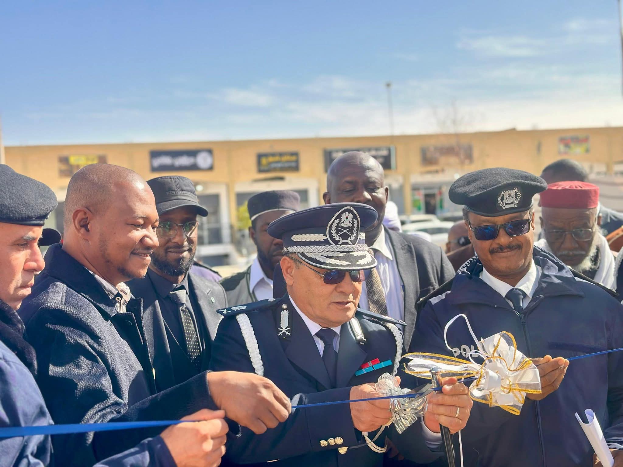 افتتاح مستوصف الشرطة بمدينة مرزق 