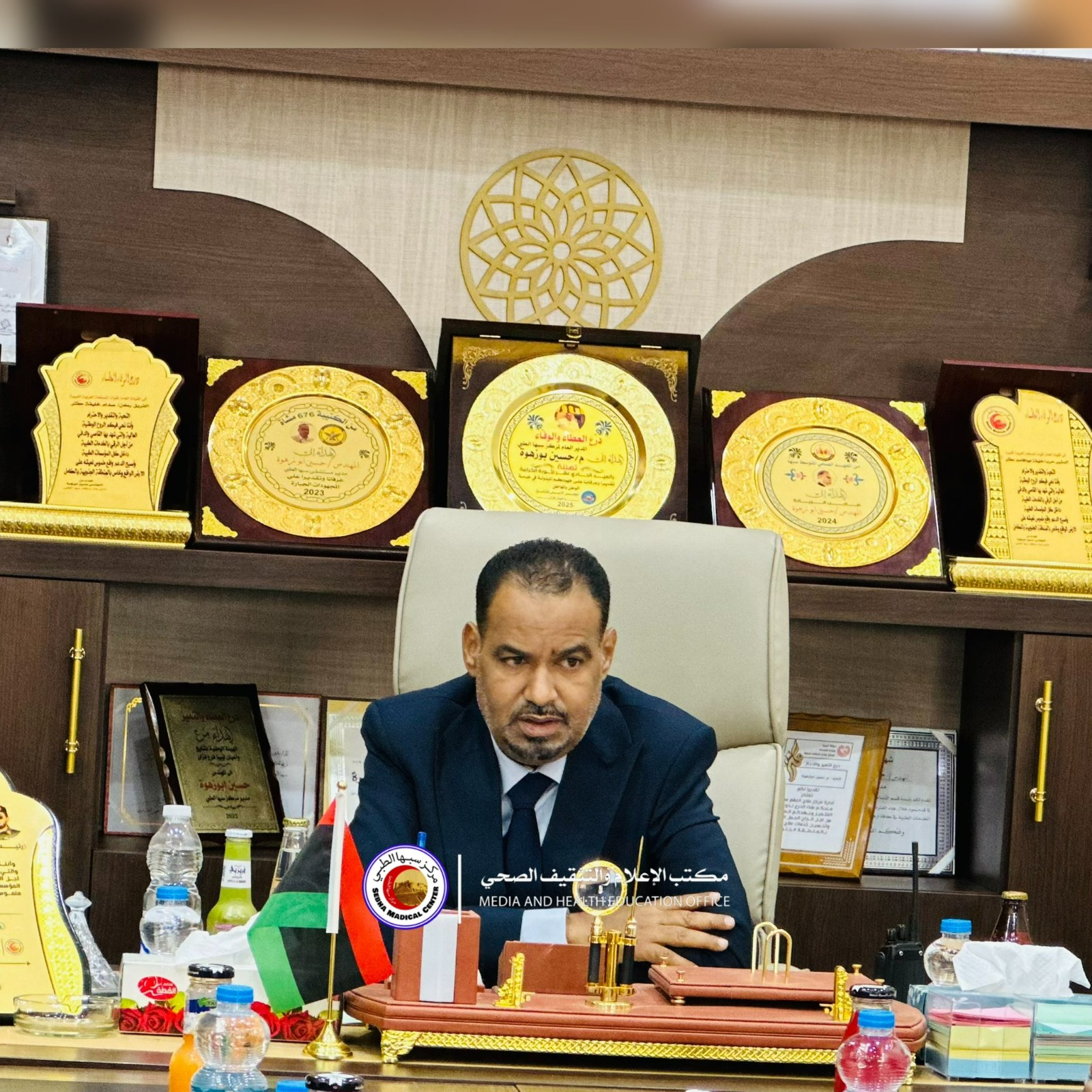 مدير سبها الطبي يقف على استعدادات الانتقال إلى الأبراج الجديدة