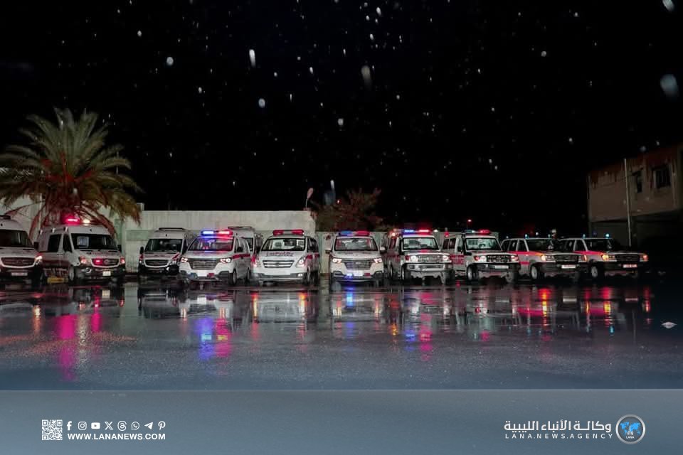 جهاز الإسعاف والطوارئ يرفع جاهزيته تحسبًا للتقلبات الجوية