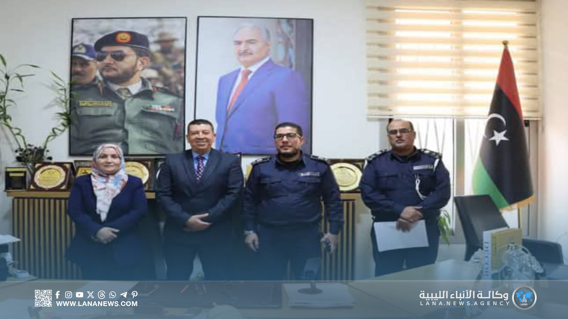 اجتماع لمناقشة حلول مبيت الشاحنات داخل مدينة بنغازي