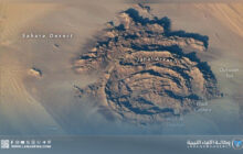 ناسا تنشر صورة ملفتة لجبل أركنو الجيولوجي بالصحراء الكبرى