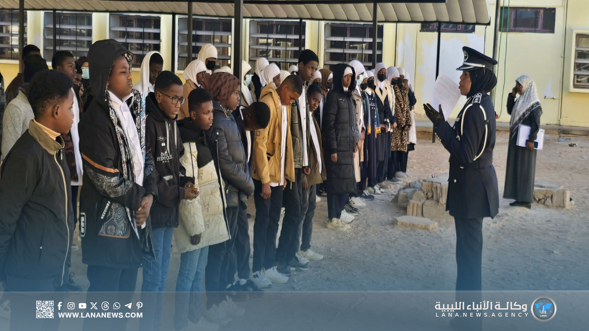 مكتب حماية الطفل والأسرة ينفذ برنامج توعوي بمدارس مرزق