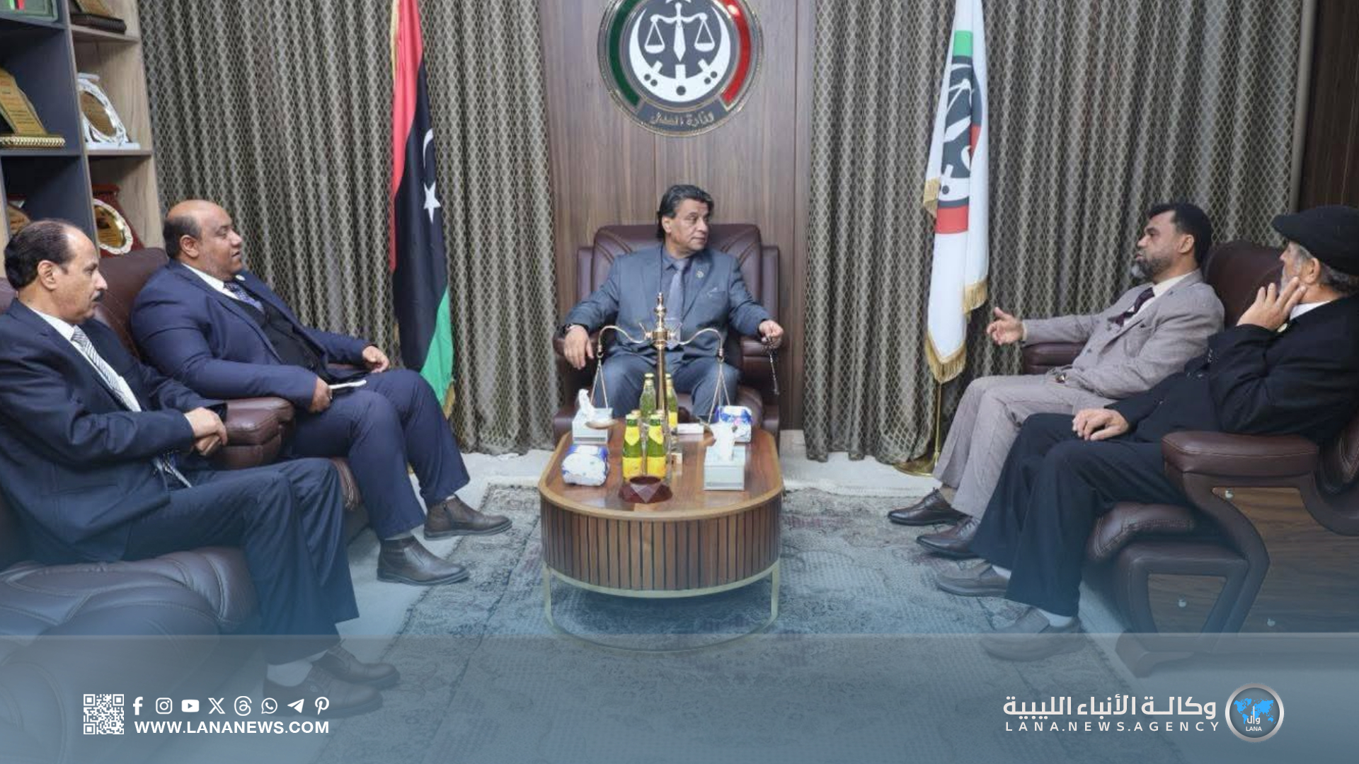 بحث تطوير التعاون المؤسسي بين الهيئة العامة للخيالة ووزارة العدل