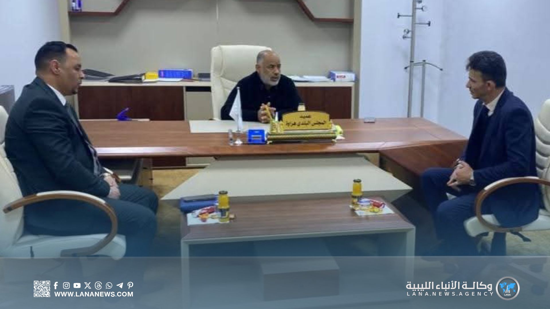 بحث إنشاء فرع جدبد للمصرف التجاري الوطني ببلدية هراوة