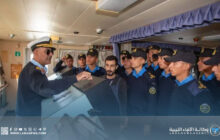 طلاب الكلية البحرية يجرون زيارة لميناء المنطقة الحرة «جليانة» ببنغازي